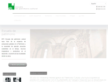 Tablet Screenshot of escueladelpatrimoniocultural.com